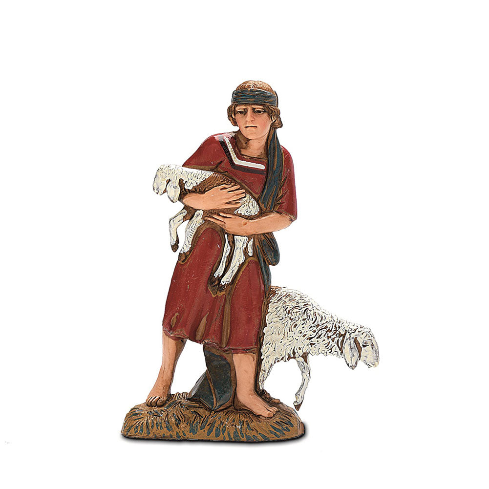 Statuina Presepe Buon Pastore 10 cm Moranduzzo 1