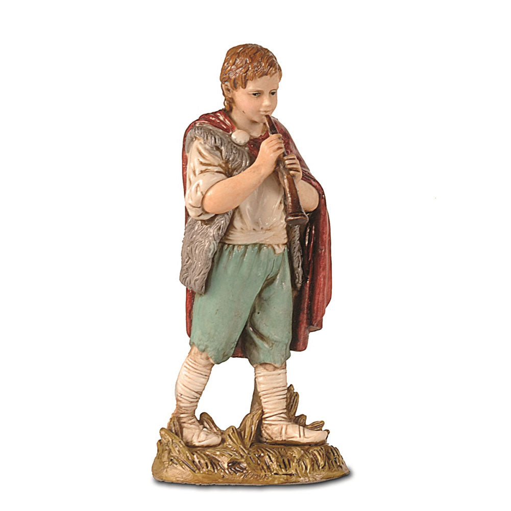 Statuina Presepe Pifferaio Fanciullo 12 cm Moranduzzo 1