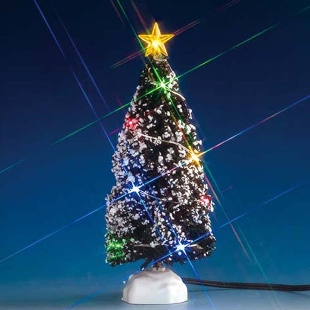 Evergreen tree with 12 multi light, B/O (4.5V) Cod 74266 1