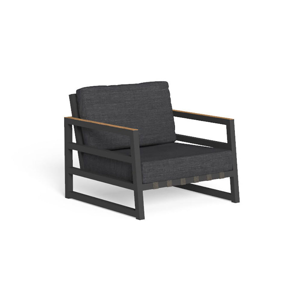 Salotto Alabama Alu con inserti in teak Talenti 6