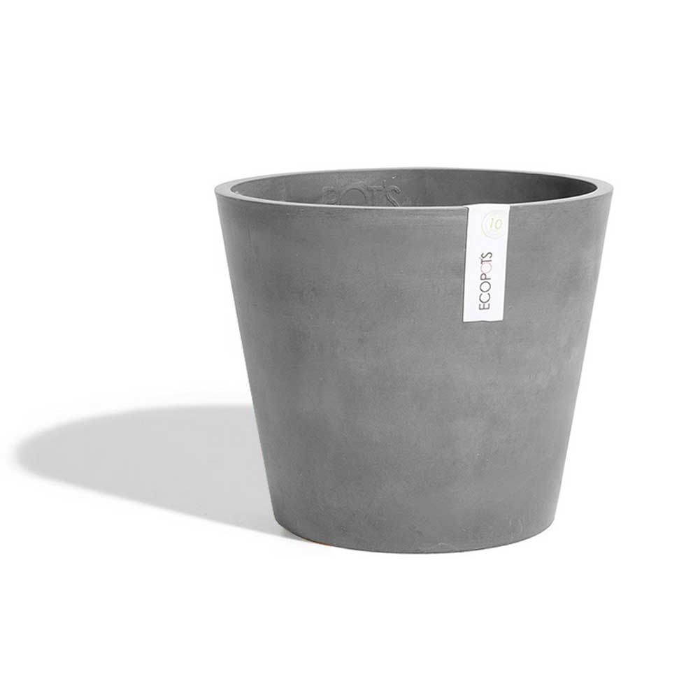 Vaso Cilindro Amsterdam Ø40 cm Grigio Ecopots 1