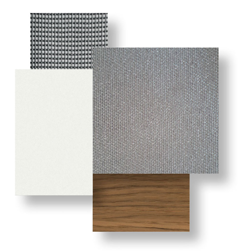 Salotto Alabama Alu con inserti in teak Talenti 10