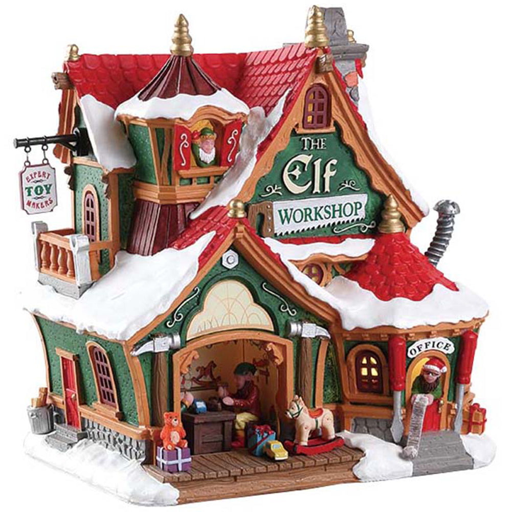 The Elf Workshop B/O (4.5V) Santa's Wonderland Lemax Cod 75291 1
