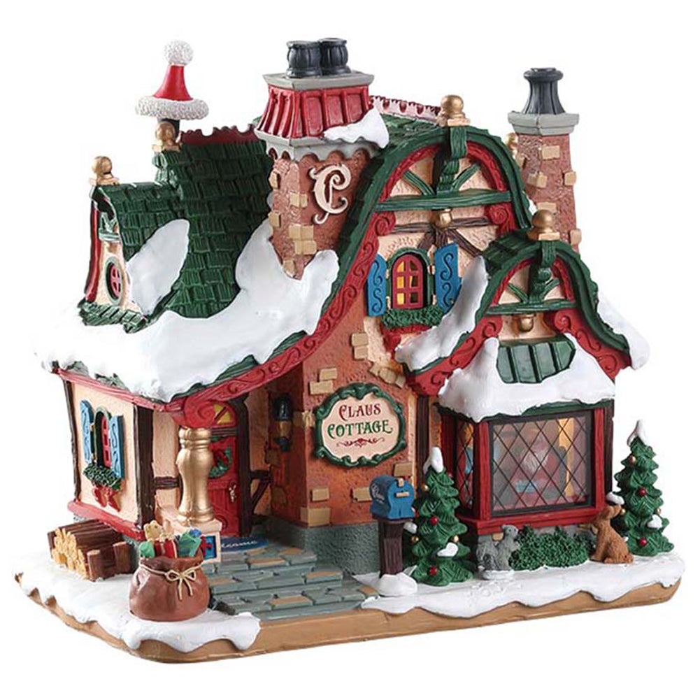 The Claus Cottage B/O (4.5V) Santa's Wonderland Lemax Cod 75292 1