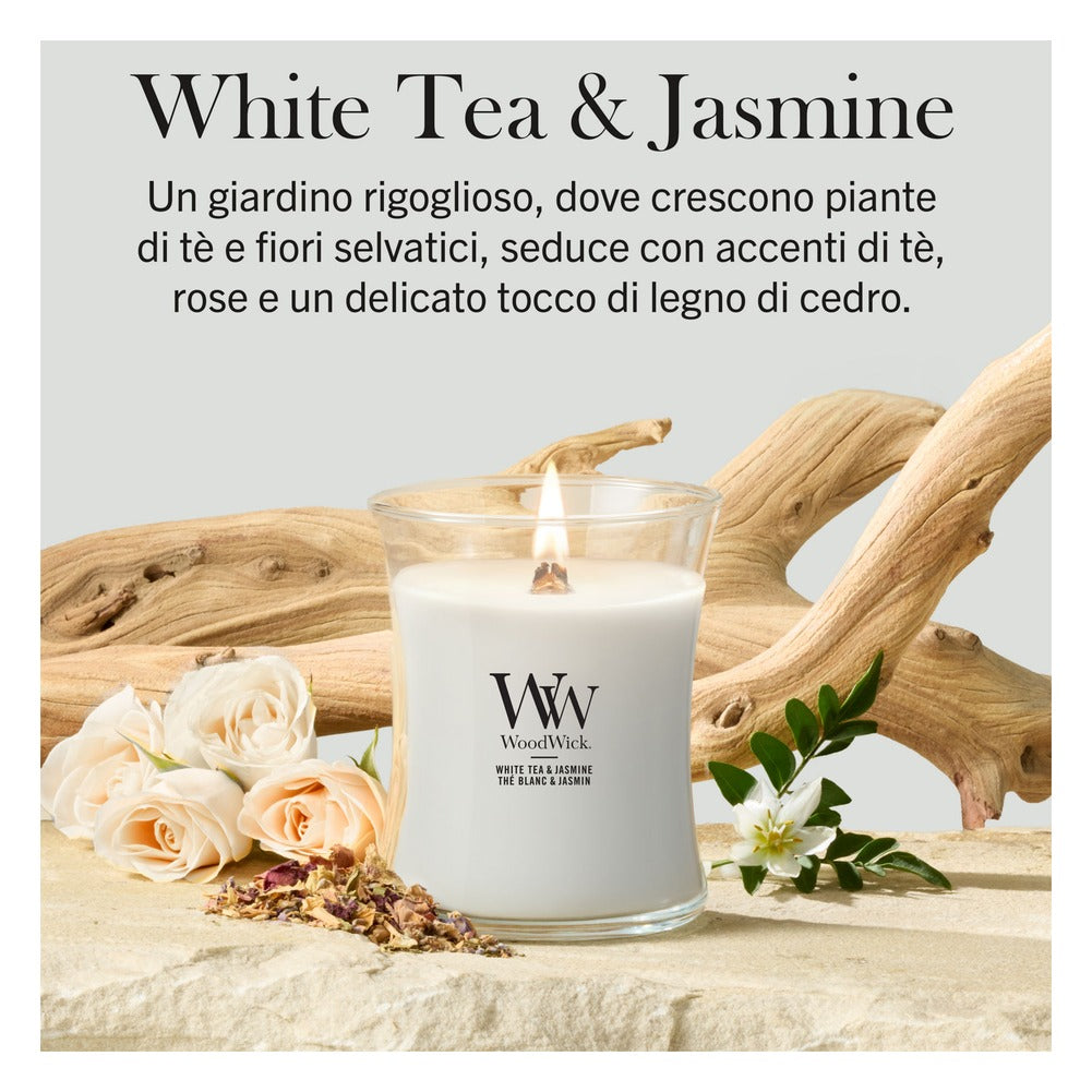 Candela Media WoodWick White Tea & Jasmine 3