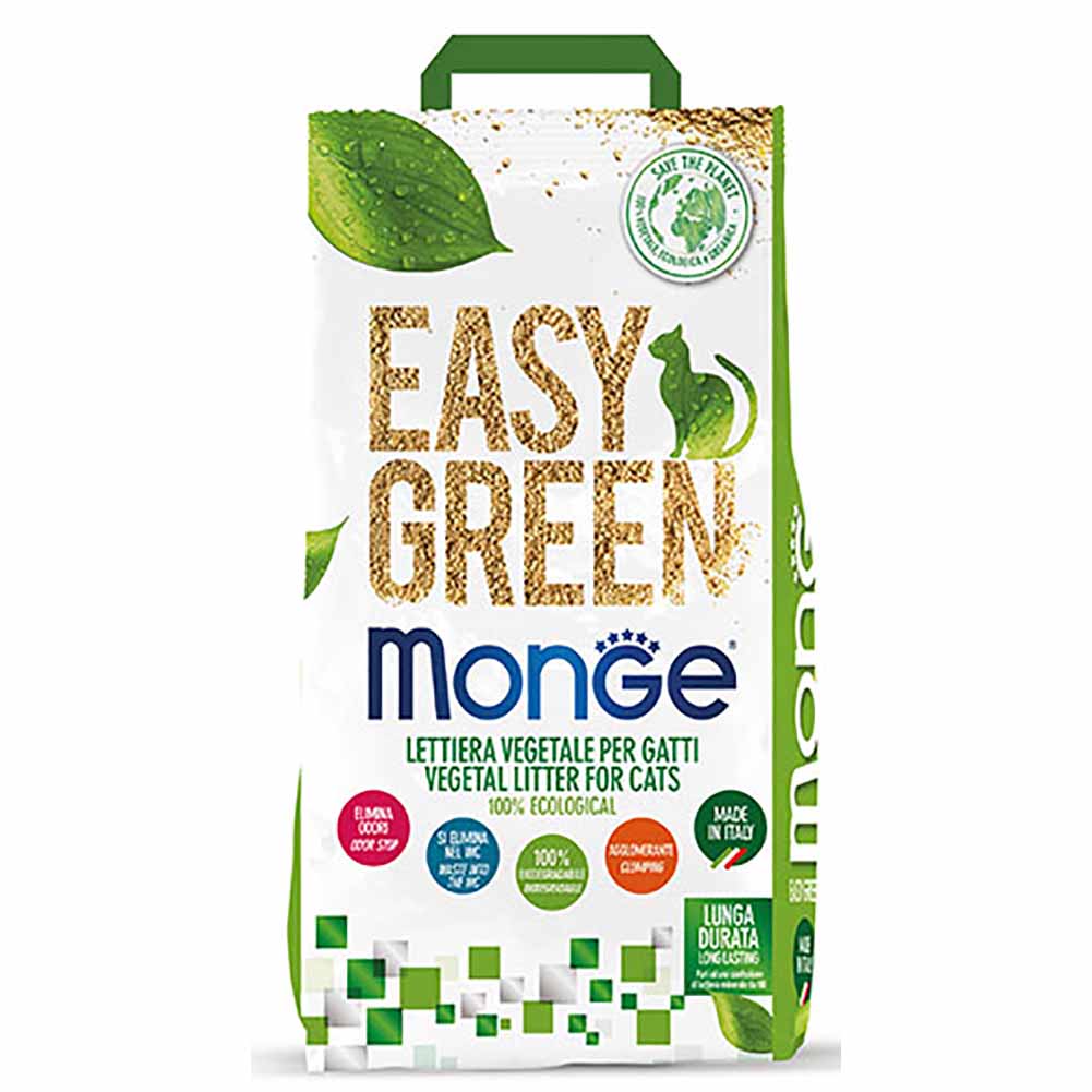 Lettiera Monge Easy Green Vegetale 10 lt 1