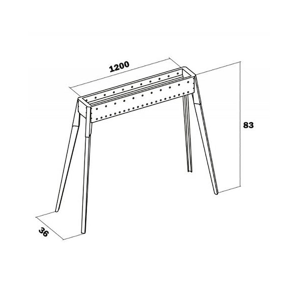 Cuocispiedini per arrosticini Miami 1200 Lisa 3
