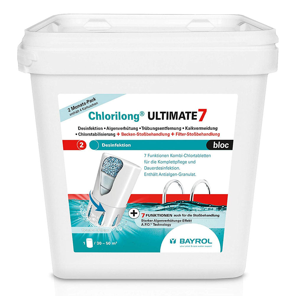 Chlorilong Ultimate 7 Bloc Bayrol 3,8 Kg 1