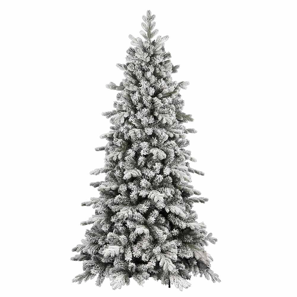 Albero di Natale artificiale Abete Lavaredo innevato We Love Christmas 210 cm 1
