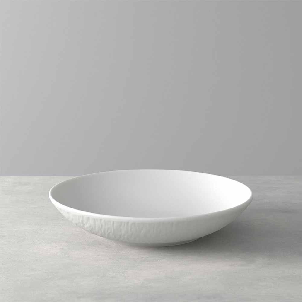 Ciotola piana 23,5cm Manufacture Rock Bianco Villeroy & Boch 3