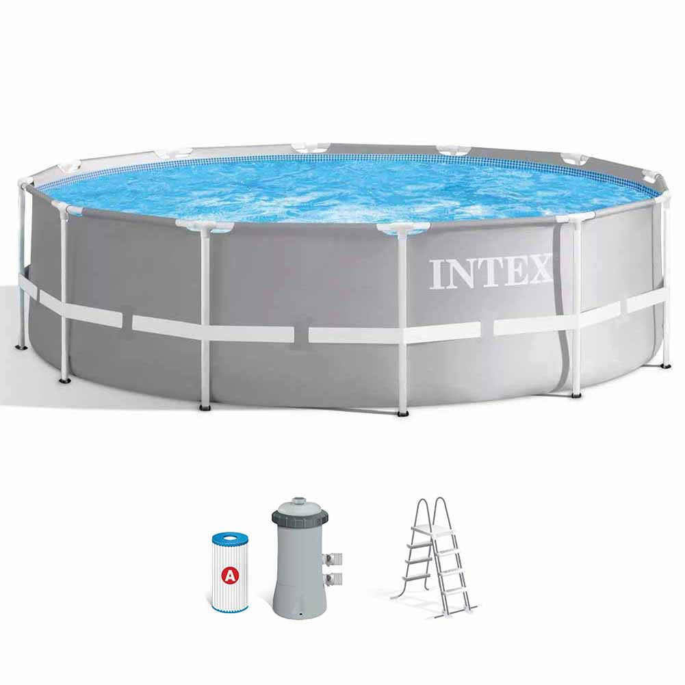 Piscina fuori terra Intex Prisma frame Ø366xh99cm cod 26716 1