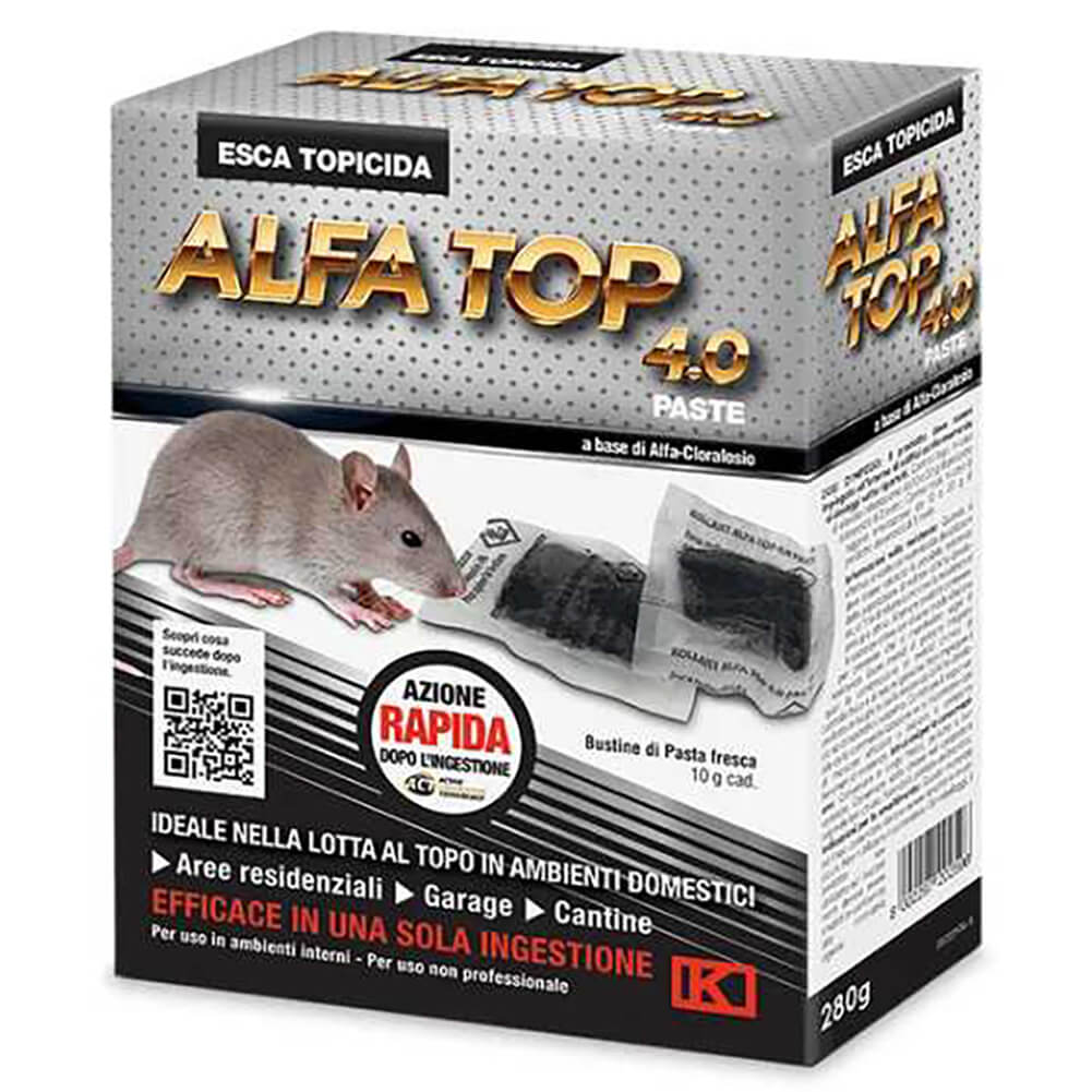 Esca rodenticida fresca in pasta Alfa Top 4.0 Kollant 2