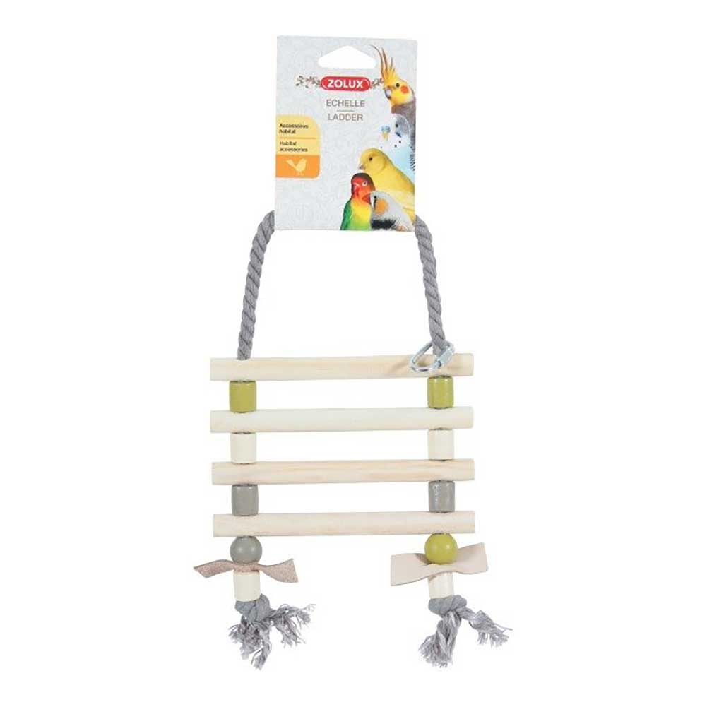 Gioco per uccelli scala in corda e cuoio Zolux 1pezzo 2