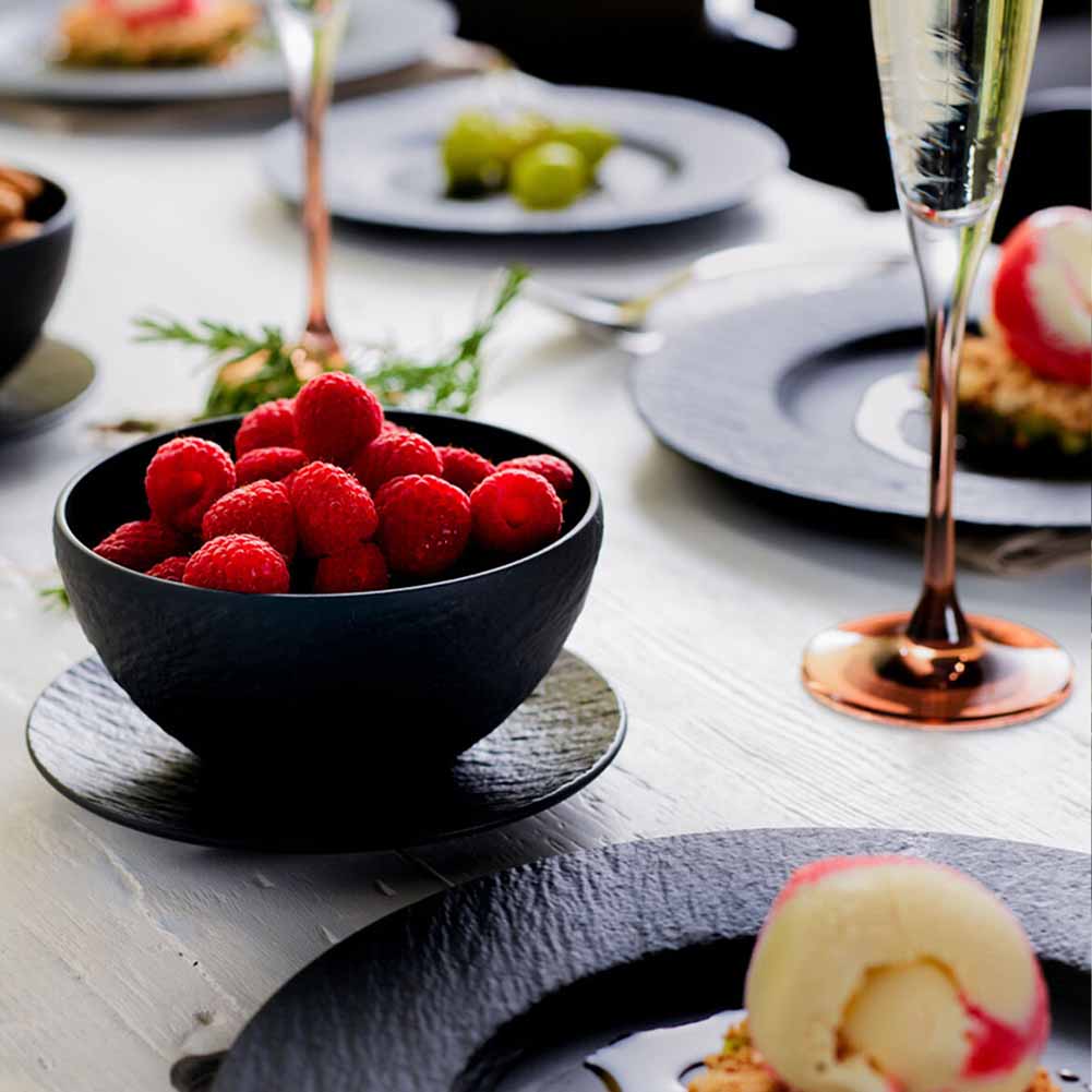 Scodella 14cm Manufacture Rock nera Villeroy & Boch 3