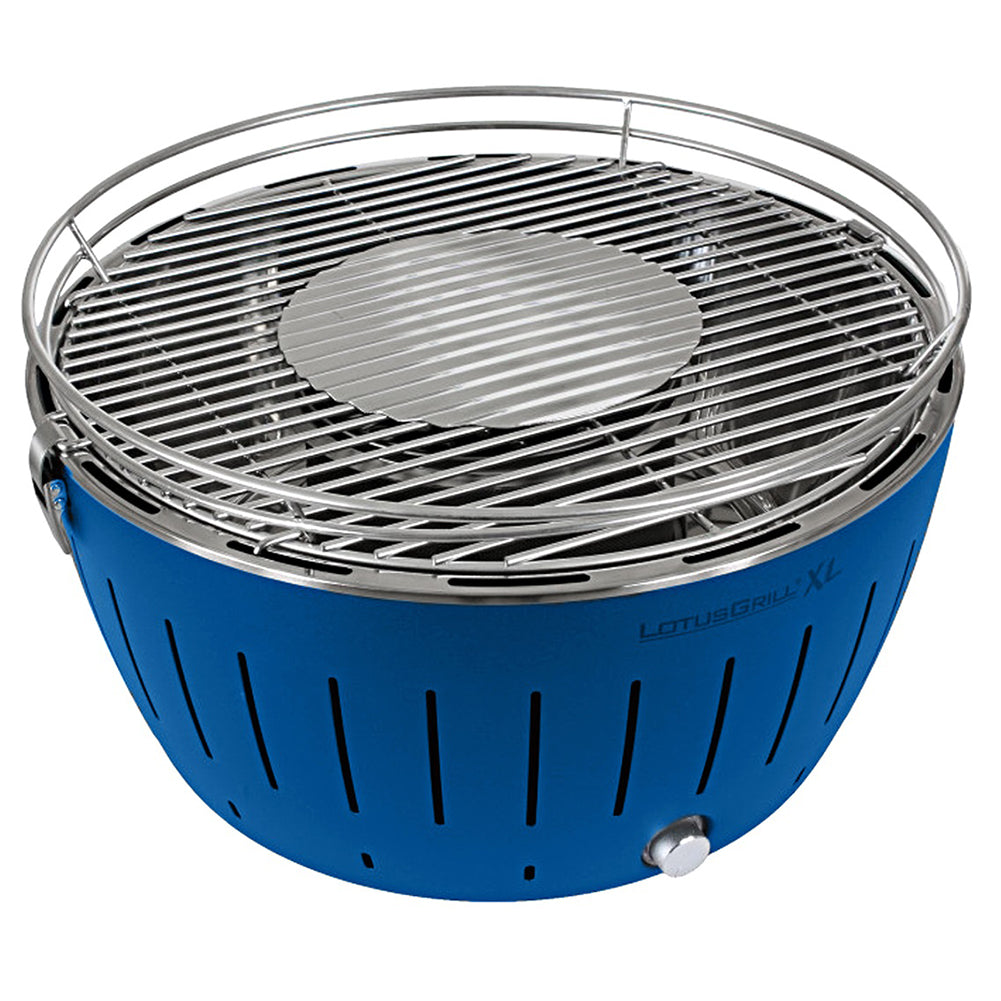 Barbecue portatile a carbonella LotusGrill XL Blu con USB LGG435UBL 1