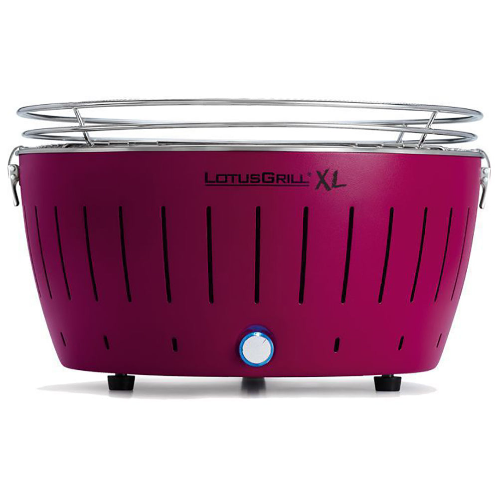 Barbecue portatile a carbonella LotusGrill XL Viola con USB LGG435UPU 1