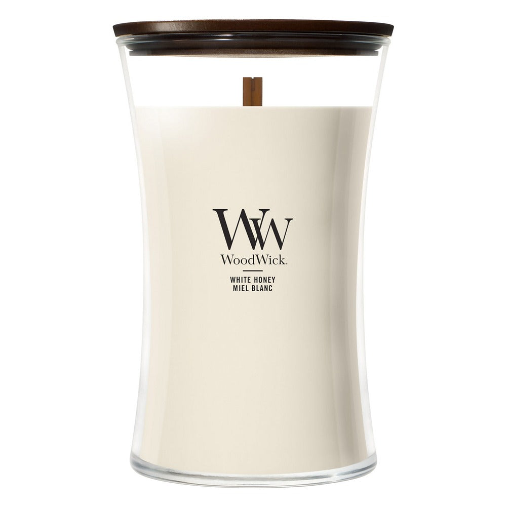 Candela Grande WoodWick White Honey 1