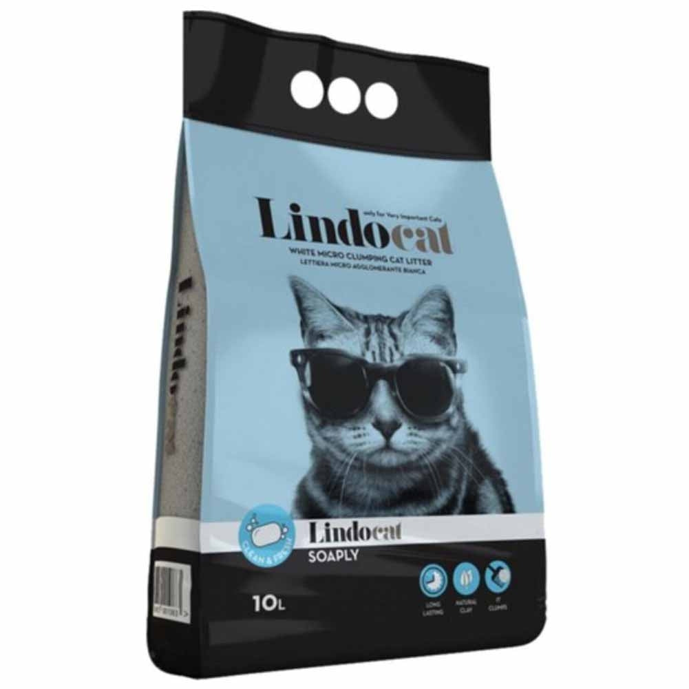 Lettiera agglomerante Soaply 10 lt Lindocat 1