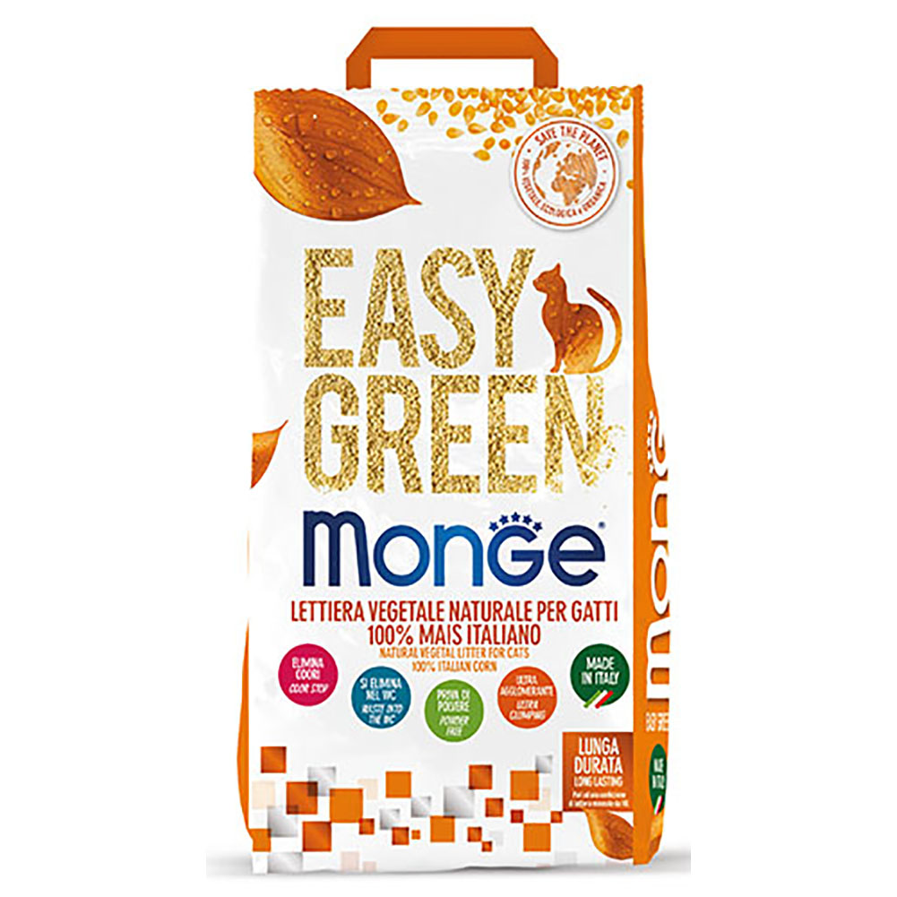 Lettiera Monge Easy Green Mais Italiano 10 lt 1