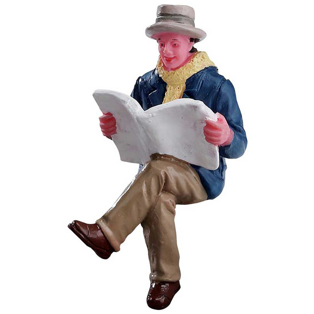 Reading morning papers Lemax Cod 72506 1