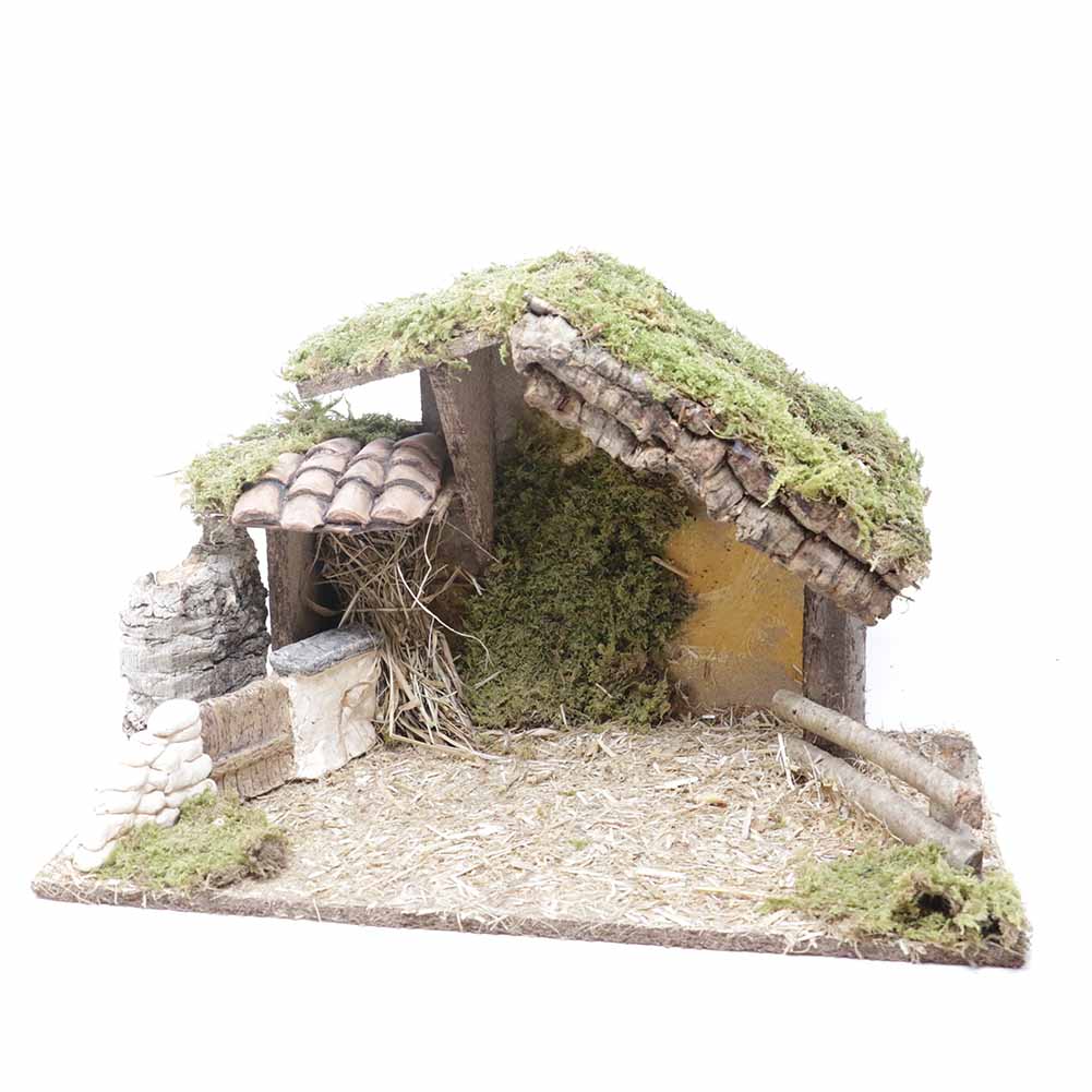 Capanna con cancelletto e staccionata 39x24x24cm 3