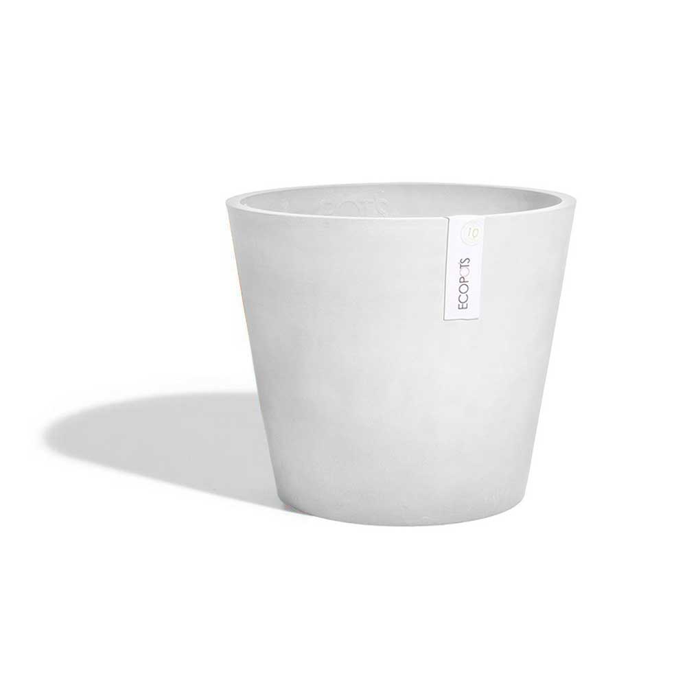 Vaso Cilindro Amsterdam Ø30 cm Grigio Chiaro Ecopots 1
