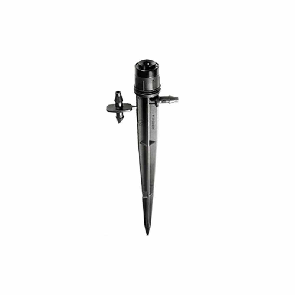 Spruzzatore a 360° regolabile di fine linea montato su picchetto 5pezzi Rain 1