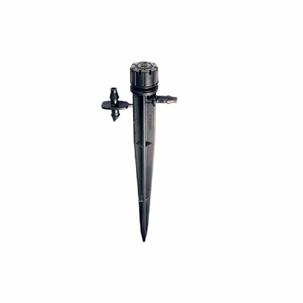 Gocciolatore Bubbler a 360° di fine linea montato su picchetto 15pezzi Rain 1