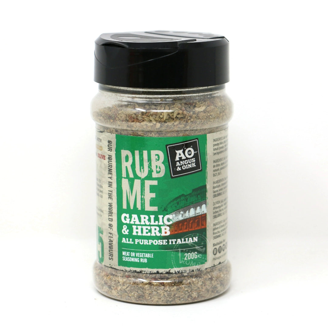 Rub Garlic & herb 185g Angus and Oink 1