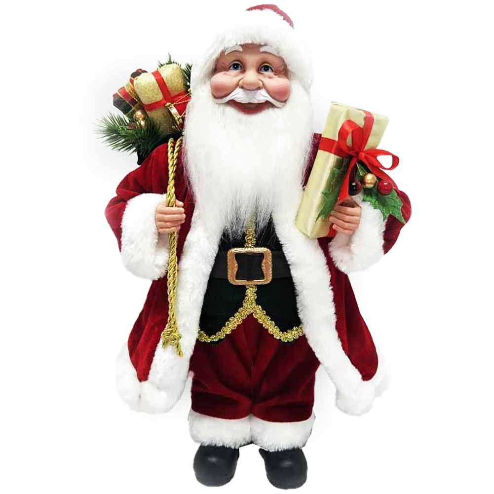 Babbo Natale cappotto lungo 30 cm 1 pezzo 1