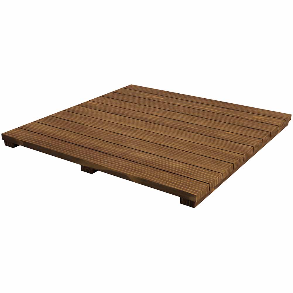 Inserto in legno di acacia per sistema modulare Big Green Egg BGE120250 1