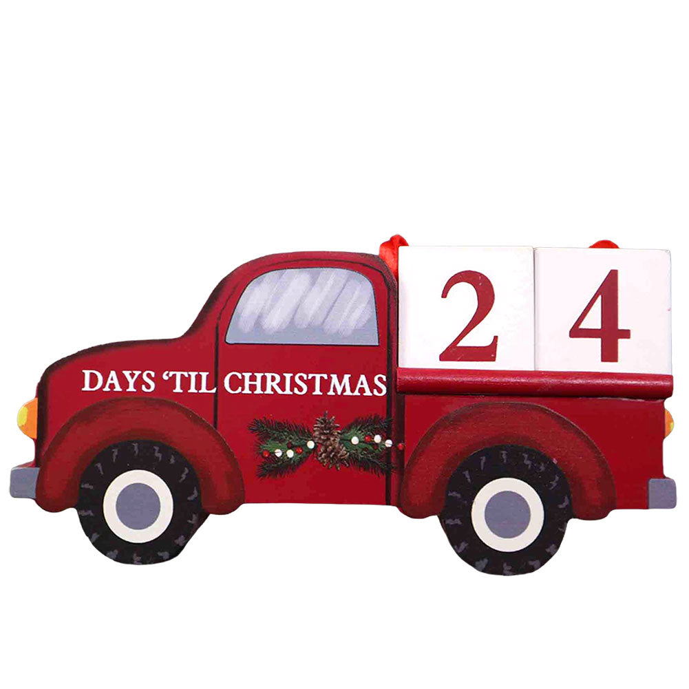 Calendario Avvento camion con dadi 20x10 cm 1