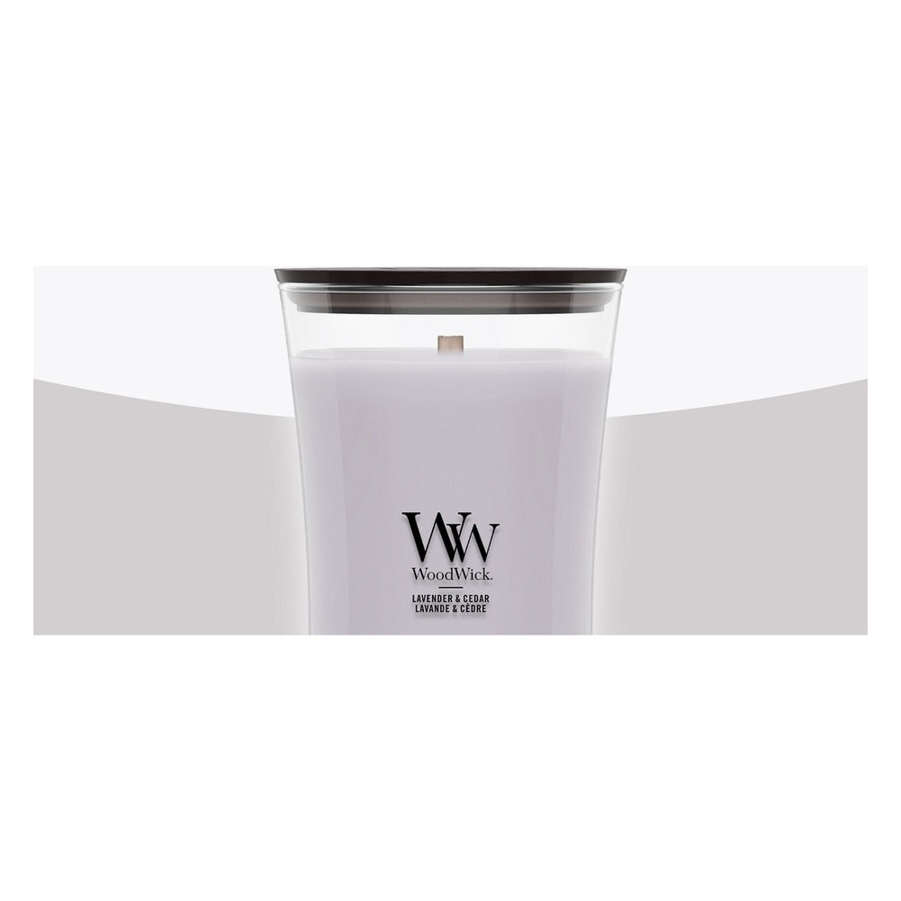 Candela Grande WoodWick Lavender & Cedar 6