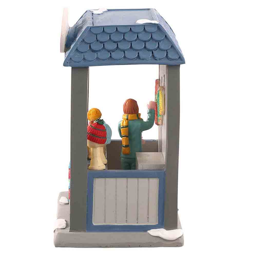 The Knit'n needle Yarn Shop B/O 3V Christmast Market Lemax Cod 04760 2