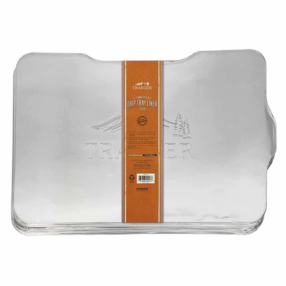 Vassoio antigoccia per barbecue Ironwood 650 Traeger BAC565 conf da 5 pezzi 1