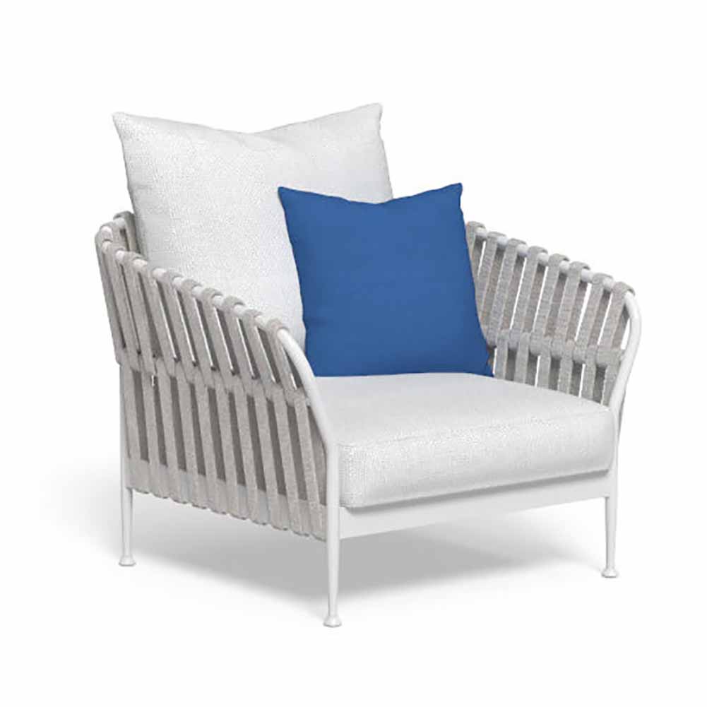 Poltrona living frame Bianco silver Talenti 1