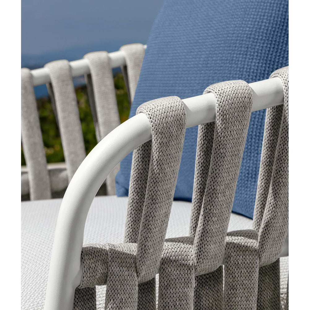 Poltrona living frame Bianco silver Talenti 3