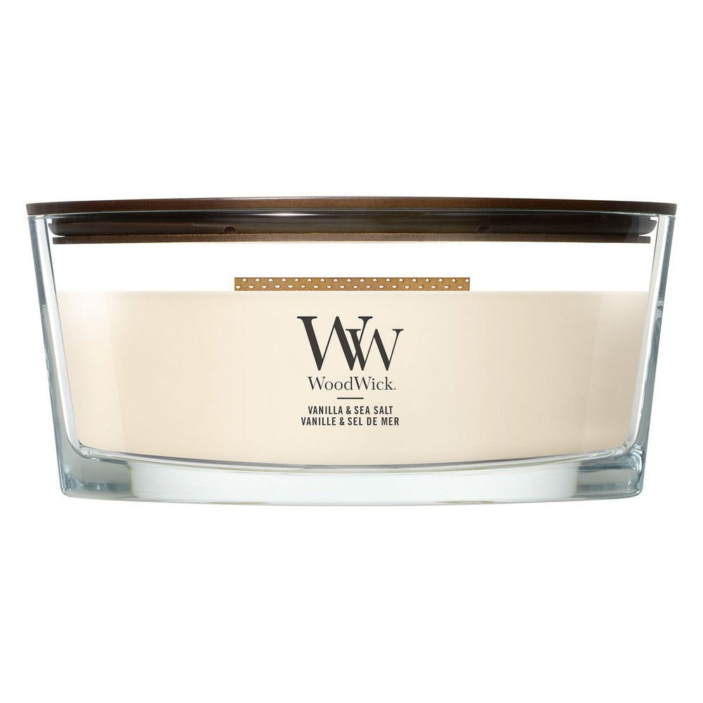 Candela Ellipse WoodWick Vanilla & Sea Salt 1