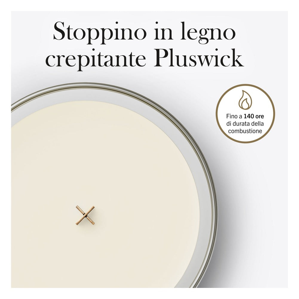 Candela Grande WoodWick White Teak 4