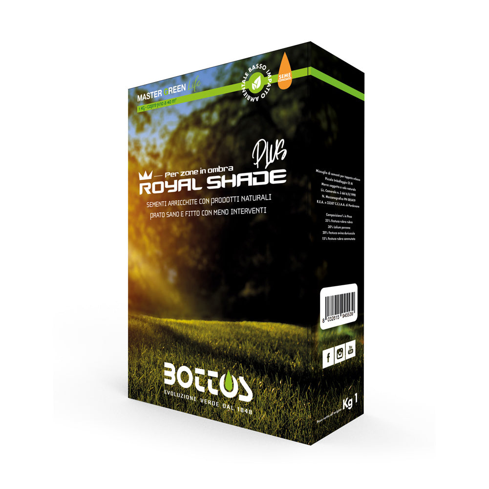 Sementi per prato MG Life Royal Shade Plus 1kg Bottos 1