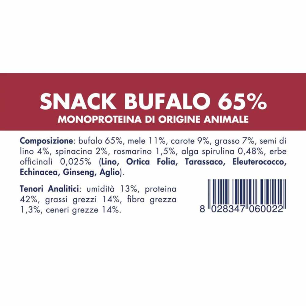 Alimento snack cane bufalo 80g Vet Line 2