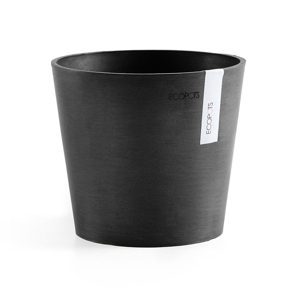 Vaso Amsterdam Mini Ø17 cm Grigio Scuro Ecopots 1