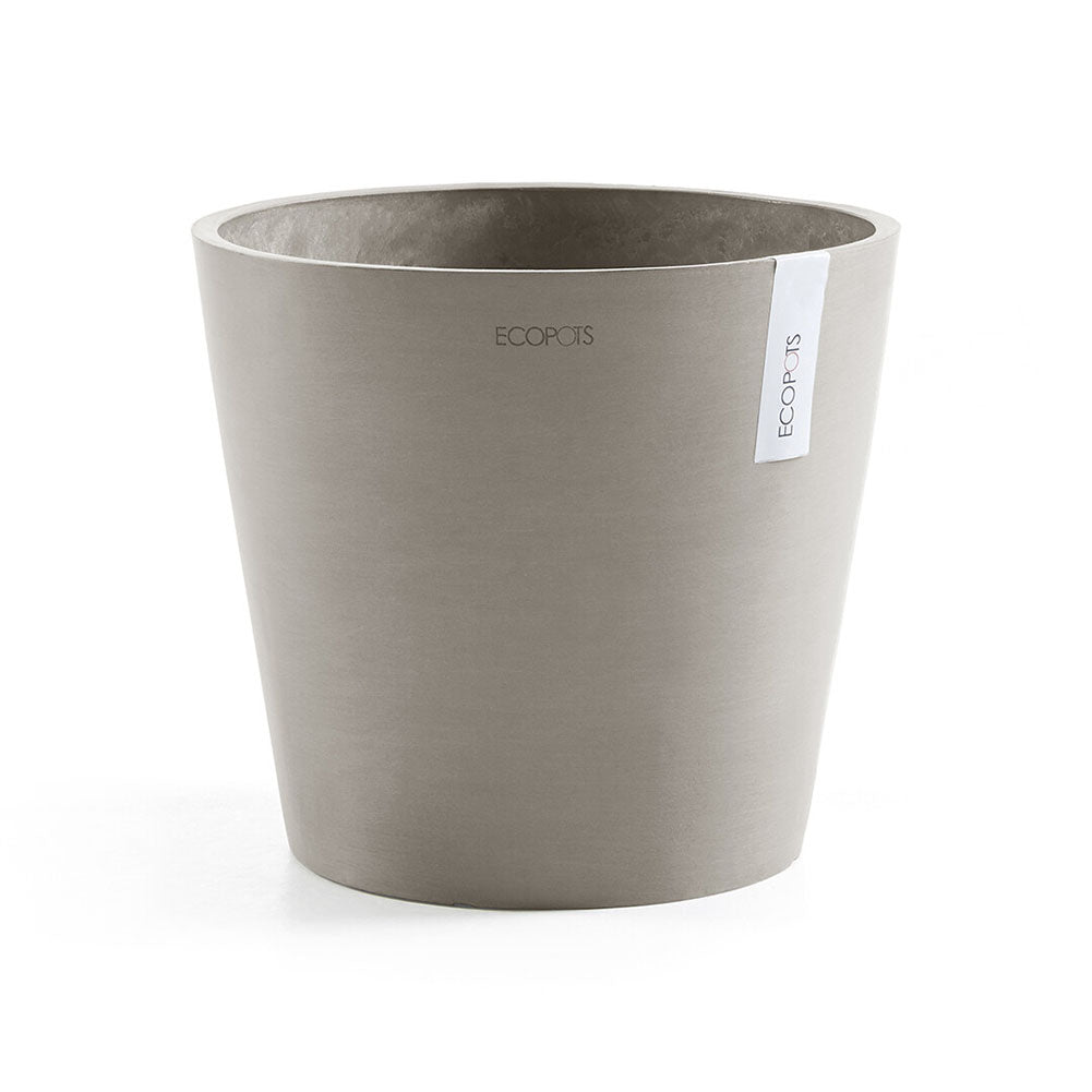 Vaso Amsterdam Ø30 cm Tortora Ecopots 1