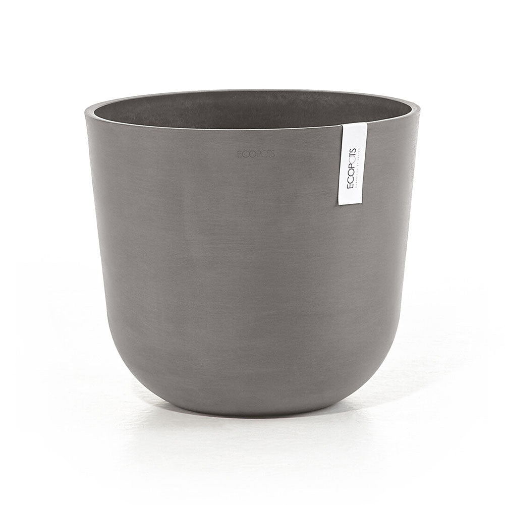 Vaso Oslo Ø35 cm Tortora Ecopots 1