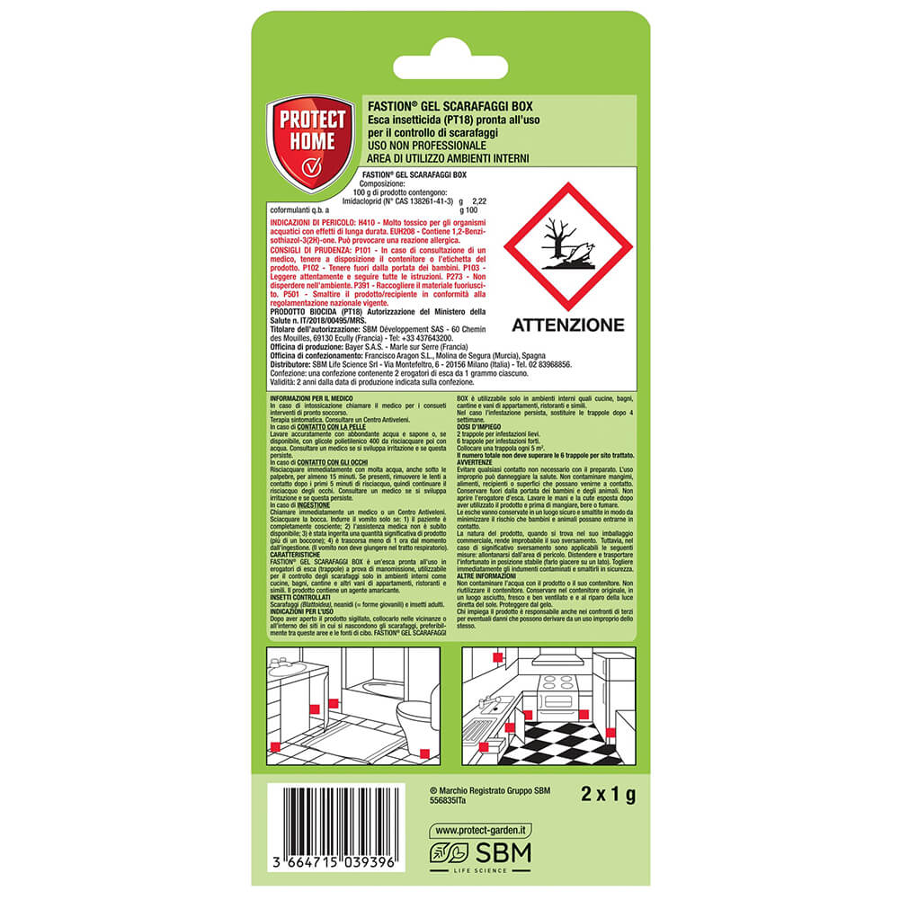 Trappola Fastion Box scarafaggi 2pz Protect Garden 2