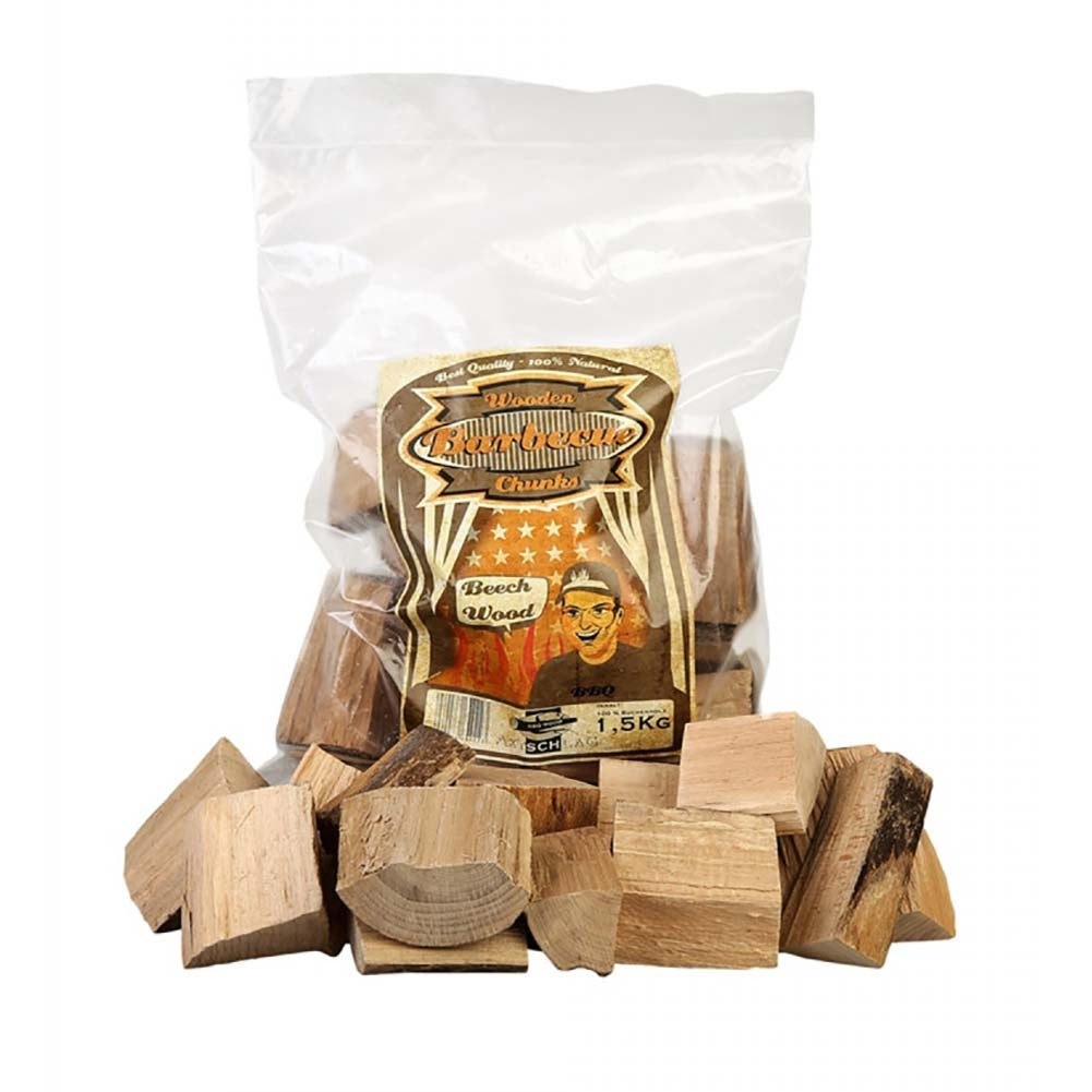 Chunks per affumicatura aroma Beech Faggio 1,5kg Axtschlag 1