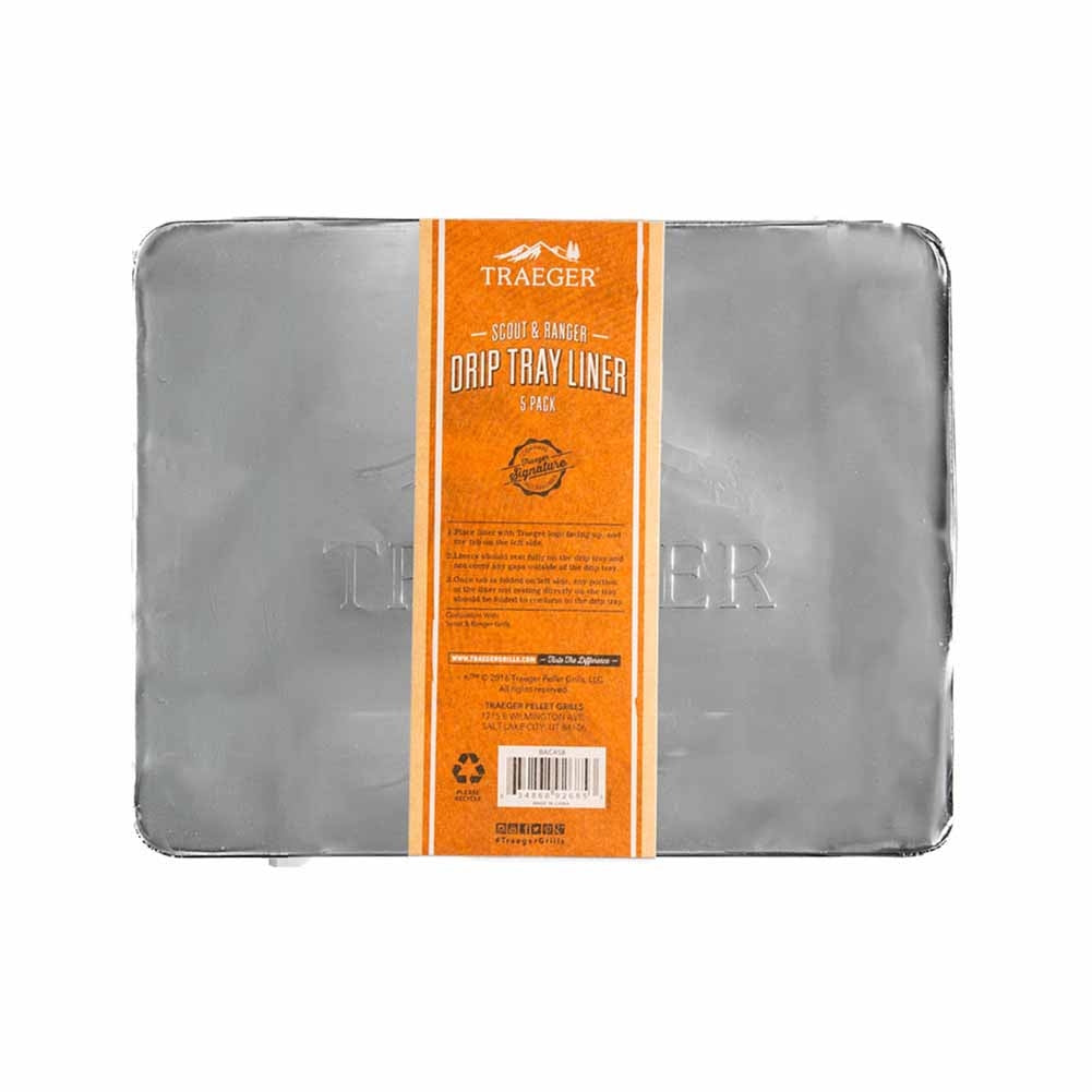 Vassoio raccogli grasso per barbecue Range e Scout Traeger BAC571 conf da 5 pezzi 1