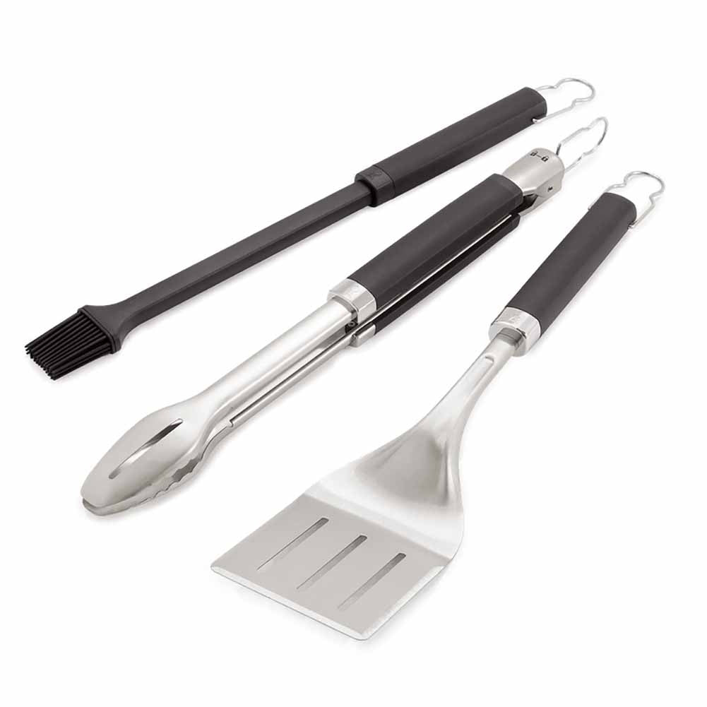 Piastra Premium Weber SLATE GP da 43 cm con kit 3 posate Weber Premium 3