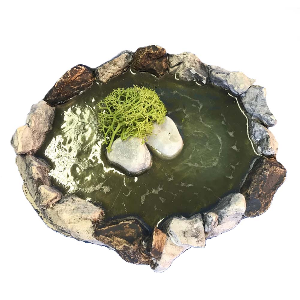 Laghetto con effetto acqua 13x12x3cm