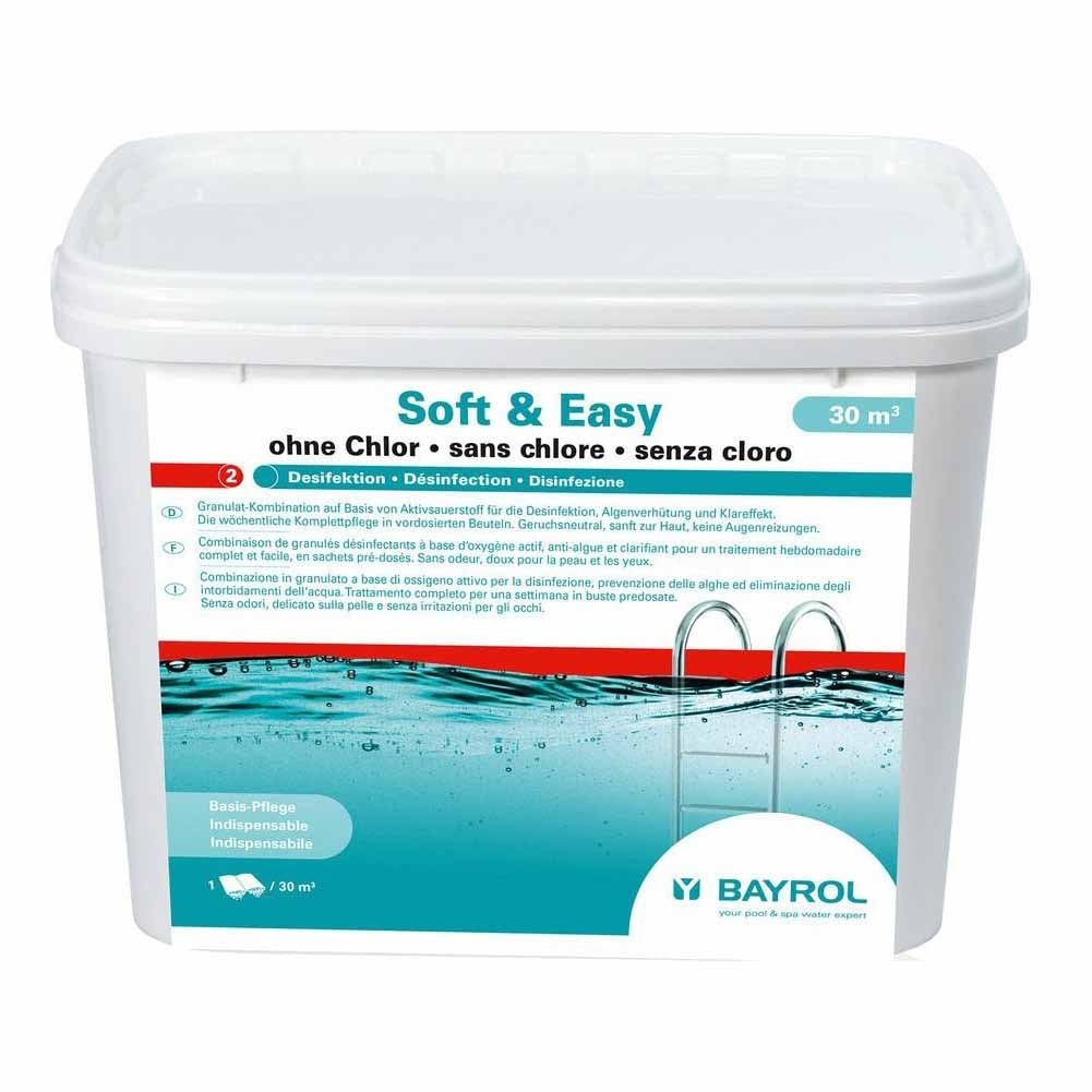 Trattamento completo piscine da 30 m³ Bayrol Soft e Easy 5,04kg 1